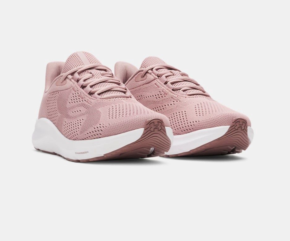 UA  Women&#39;s Pursuit 4 Big Logo, Size: 7, Color: Tourmaline Pink/Maroon Mist:673