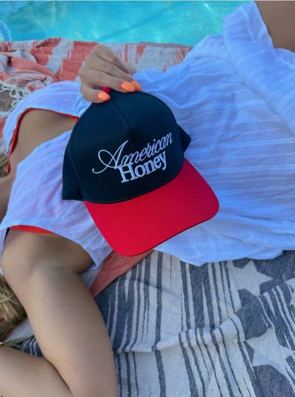 American Honey C.C Puff Embroidered Trucker Hat