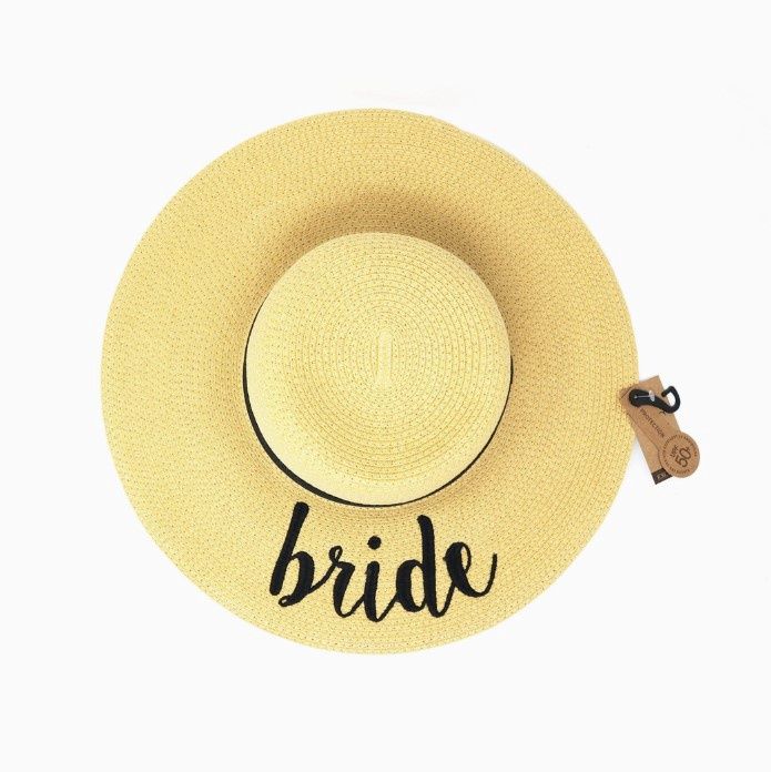 Bride Sun Hat, Color: Natural