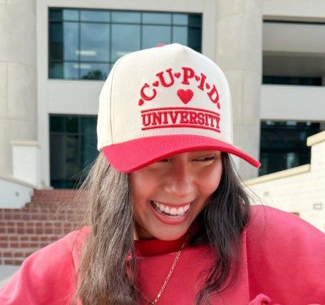 Cupid University CC Puff Embroidered Trucker Hat