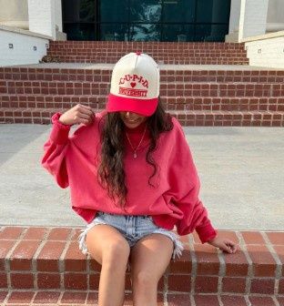 Cupid University CC Puff Embroidered Trucker Hat