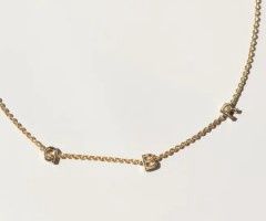 University of Nebraska "Go Big Red" Initial Necklace