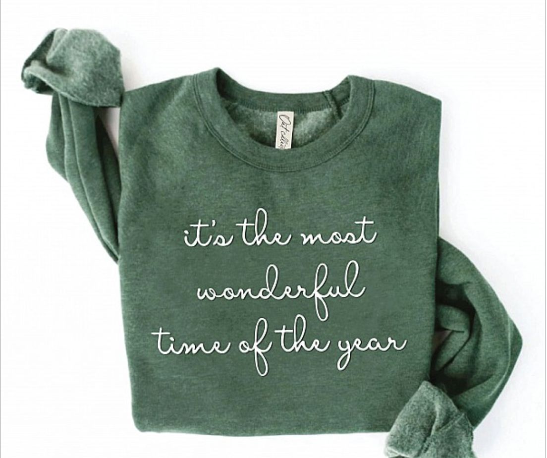 It's the most Wonderful Time Graphic Sweatshirt