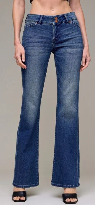Ryan Low Rise Bootcut Jean, Color: Dark, Size: 28