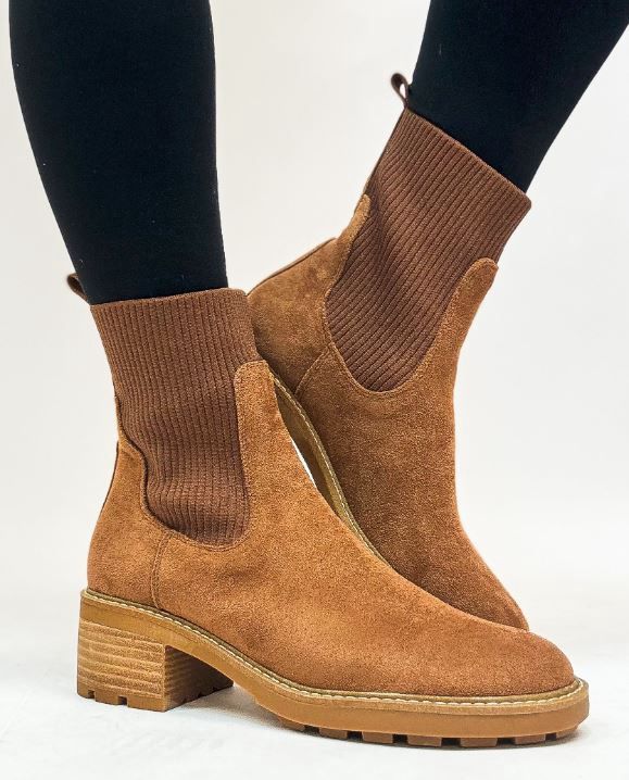 Goodness Gracious | MSRP: $70 | SALE, Color: Tobacco Suede, Size: 6