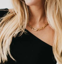 Michaela Diamond Chain Necklace