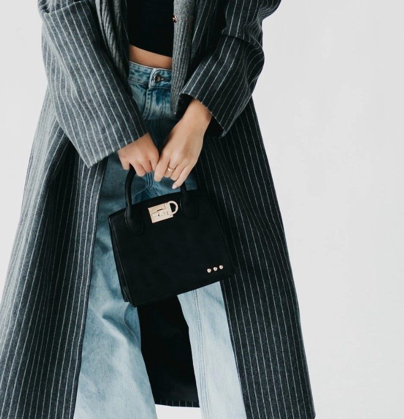 Nixie Nubuck Small Tote Bag