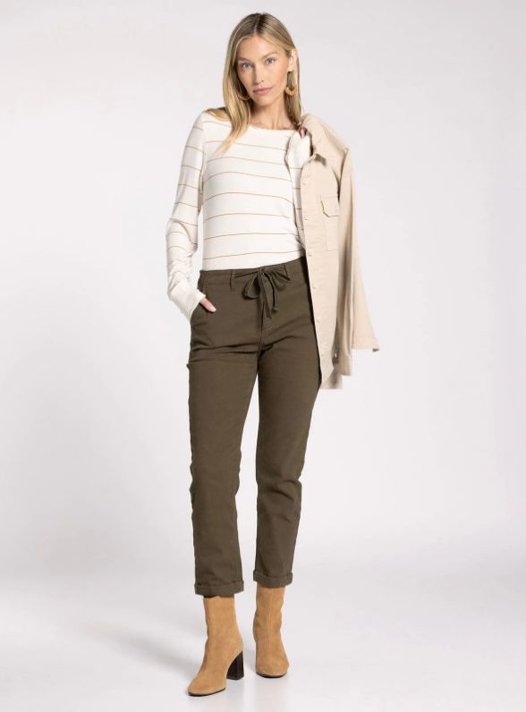 Kinsley Pant, Color: Tea Leaf, Size: Small
