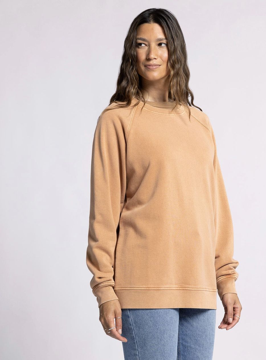 Jaime Sweatshirt, Color: Dusty Olive, Size: Small