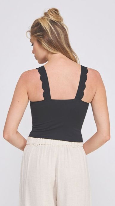 Lovely Scallop Edge Bralette