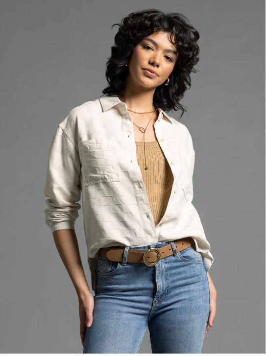 Adoria Shirt, Color: Creme, Size: Small