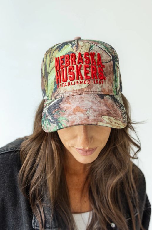 Nebraska Brando Camo Canvas Hat