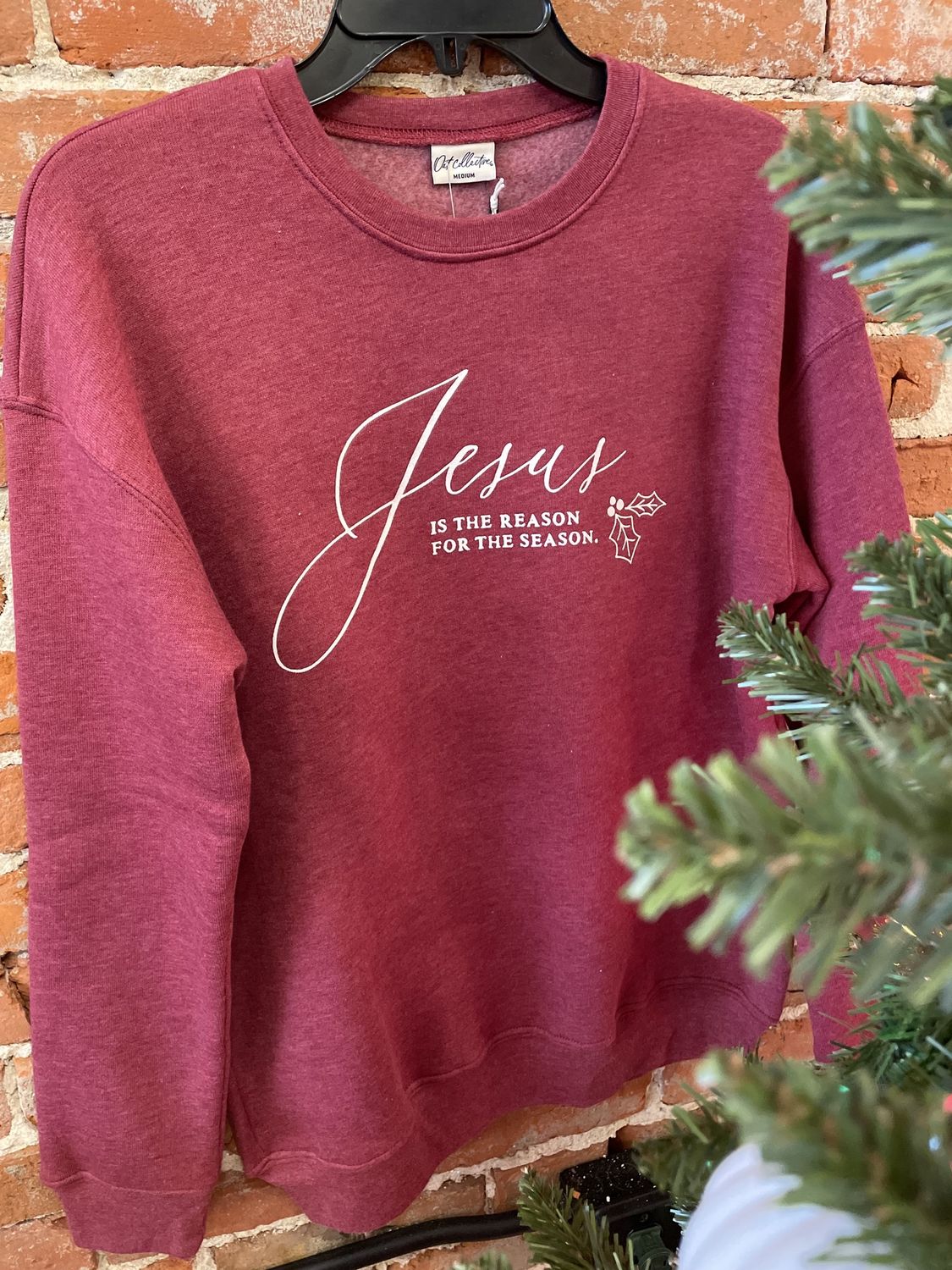 Jesus is the Reason Graphic Sweatshirt