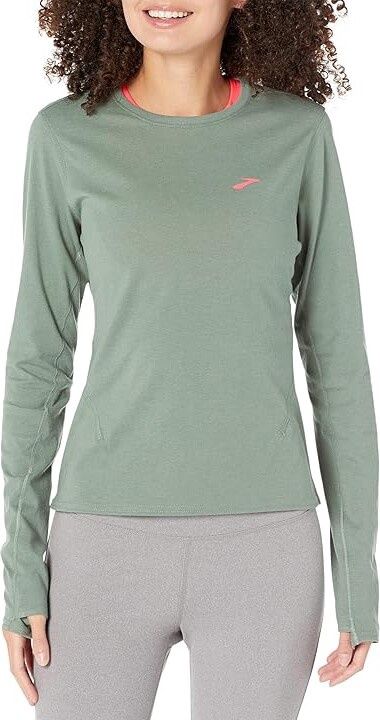 Distance Long Sleeve 2.0 | SALE | MSRP: $60 | 50% Off, Color: Dark Pebble, Size: Medium