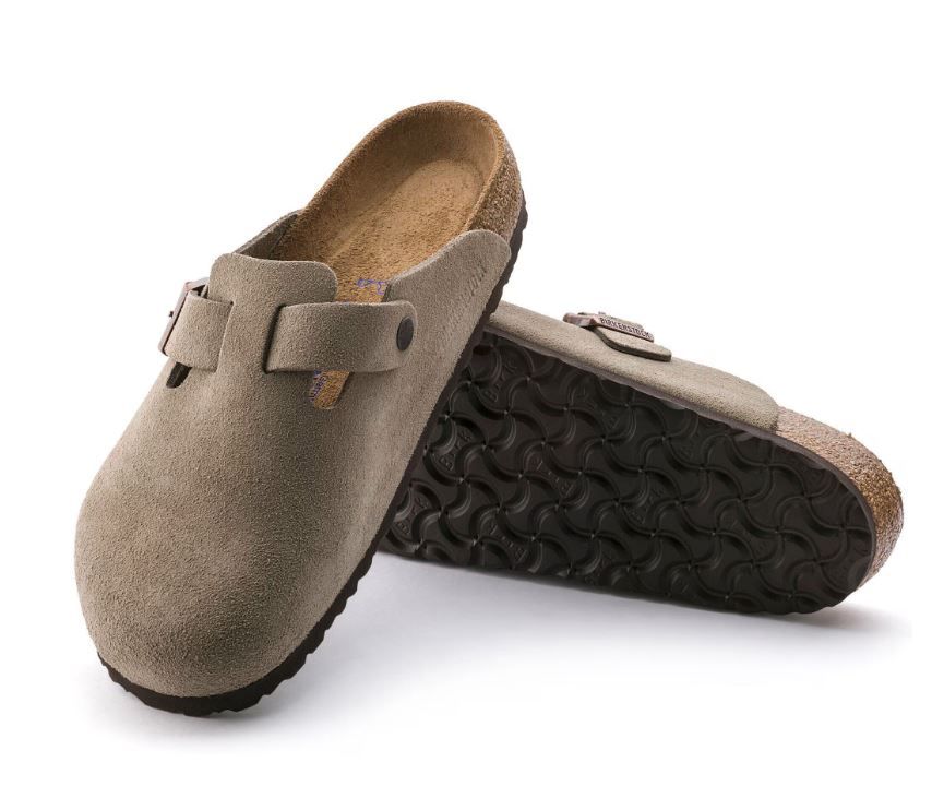 Boston | Suede Leather | Soft Footbed Clog