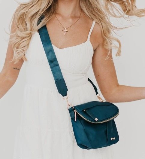 Tilly Crossbody Bag, Color: Teal