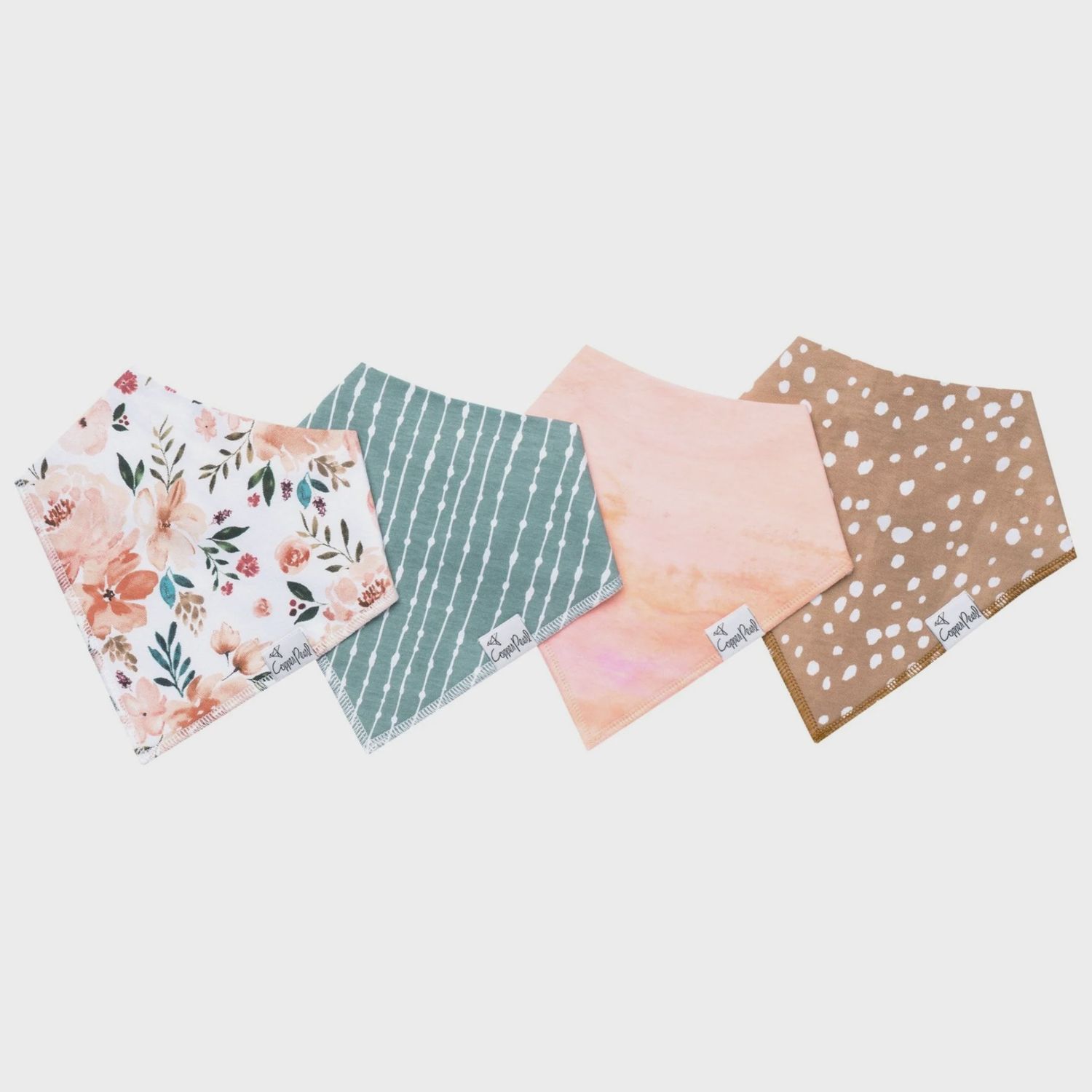 Baby Bandana Bib Set (4-Pack), Color: Autumn