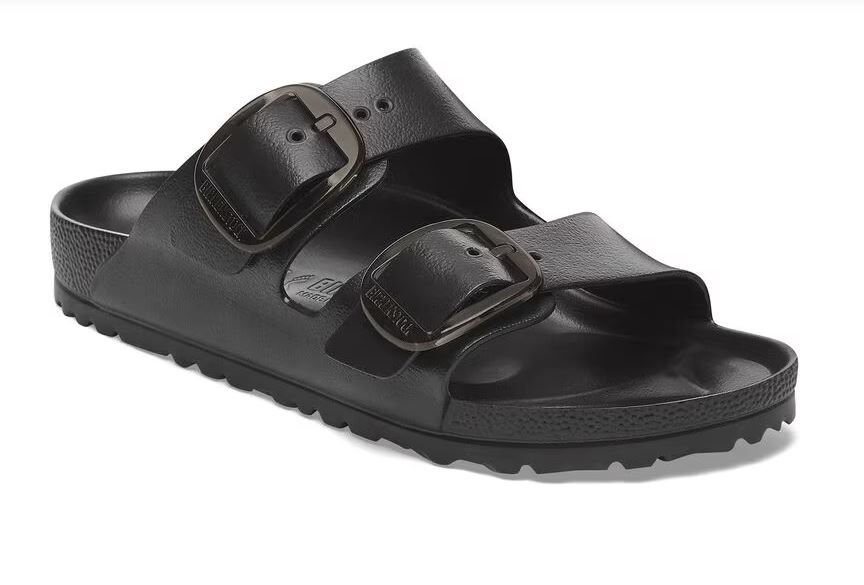 Arizona Big Buckle EVA, Color: Black, Size: 37/6-6.5, Width: Medium/Narrow