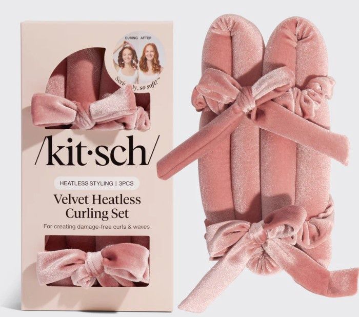 Velvet Heatless Curling Set
