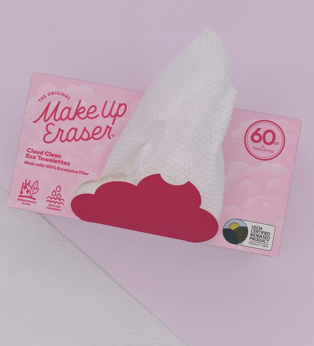 Cloud Clean Eco Towelettes, Certified 100% Usda Biobased
