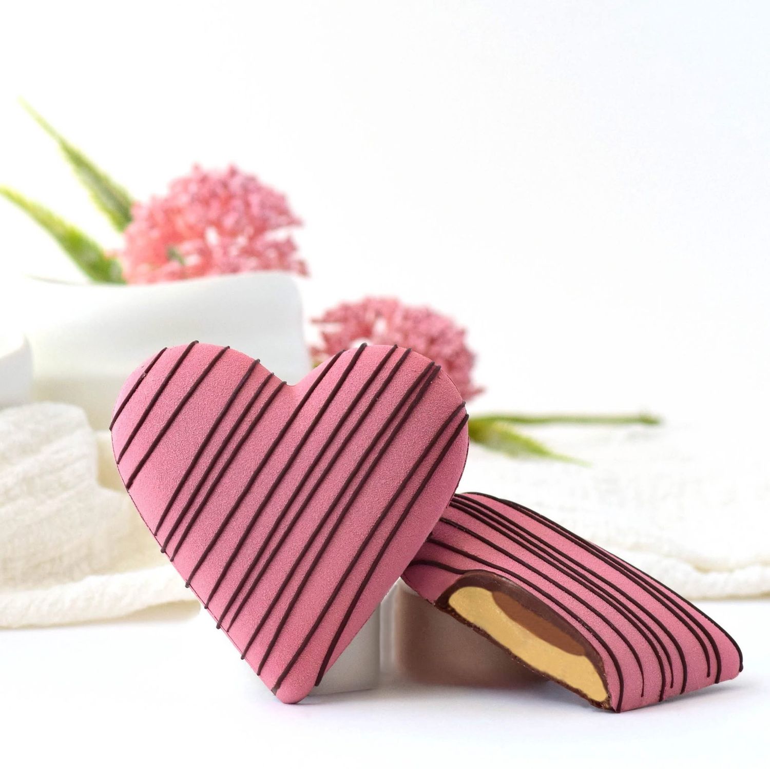 Milk Chocolate Peanut Butter Caramel Heart