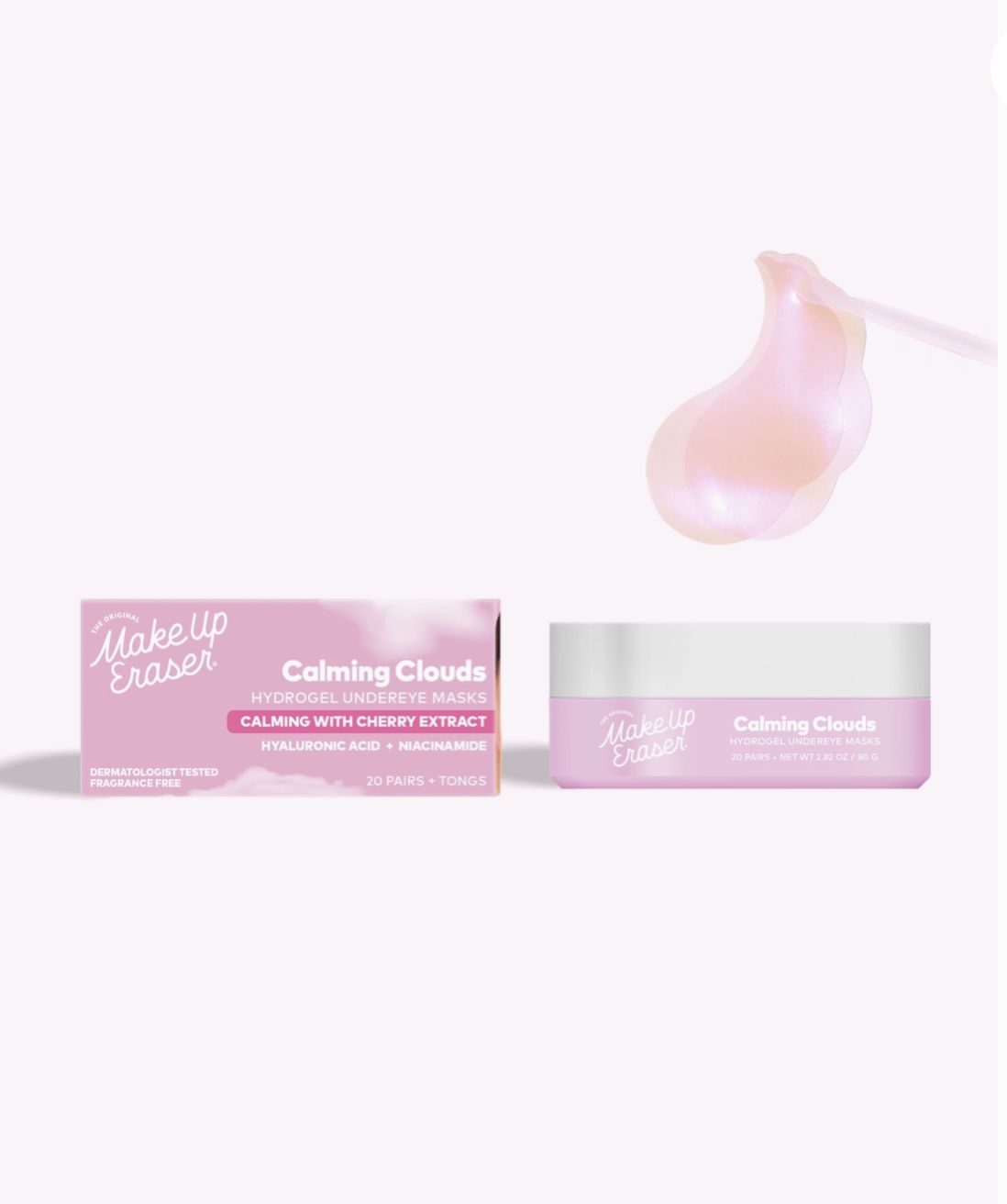 Hydrogel Undereye Masks - Seaweed-Based with Calming Cherry