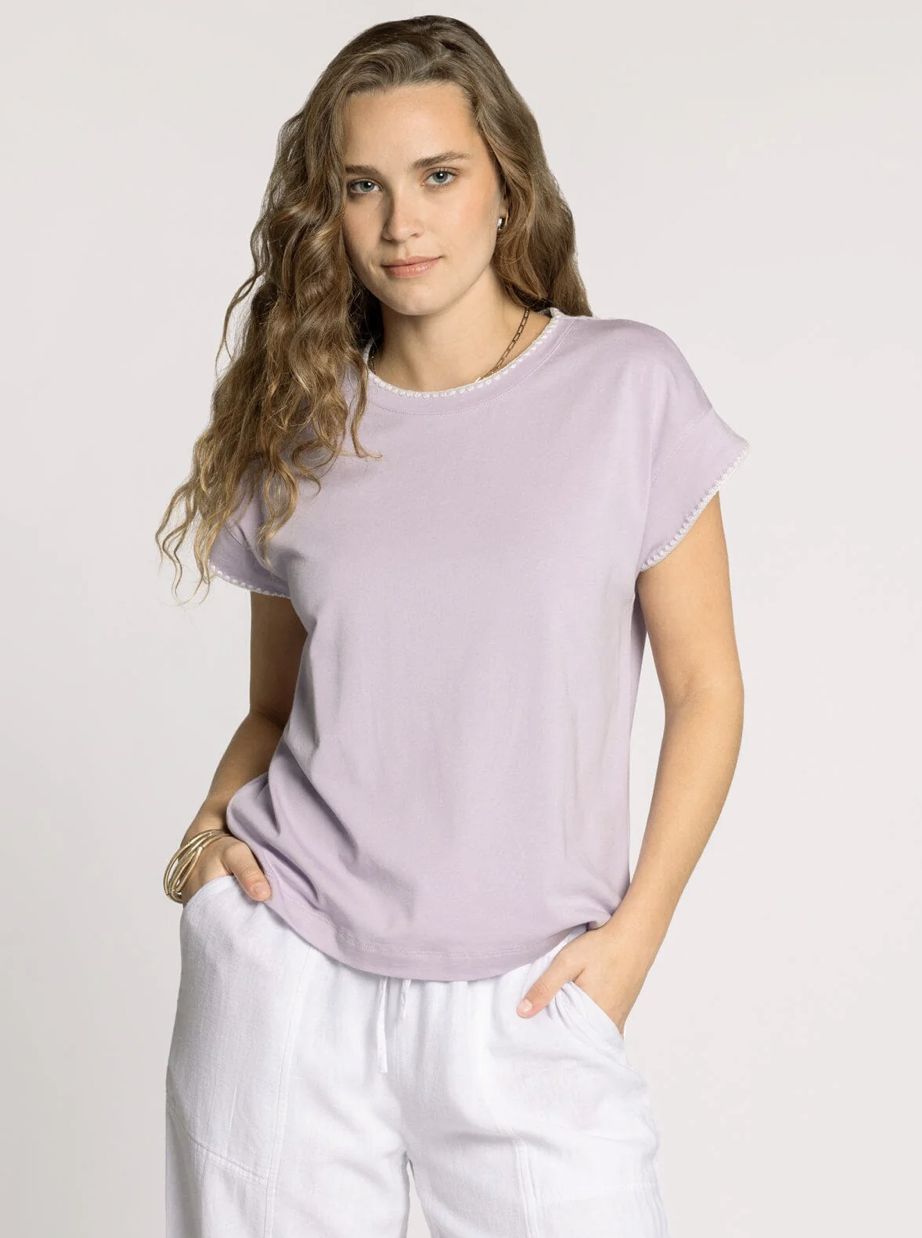 Indra Top, Color: Petal Lilac, Size: Small