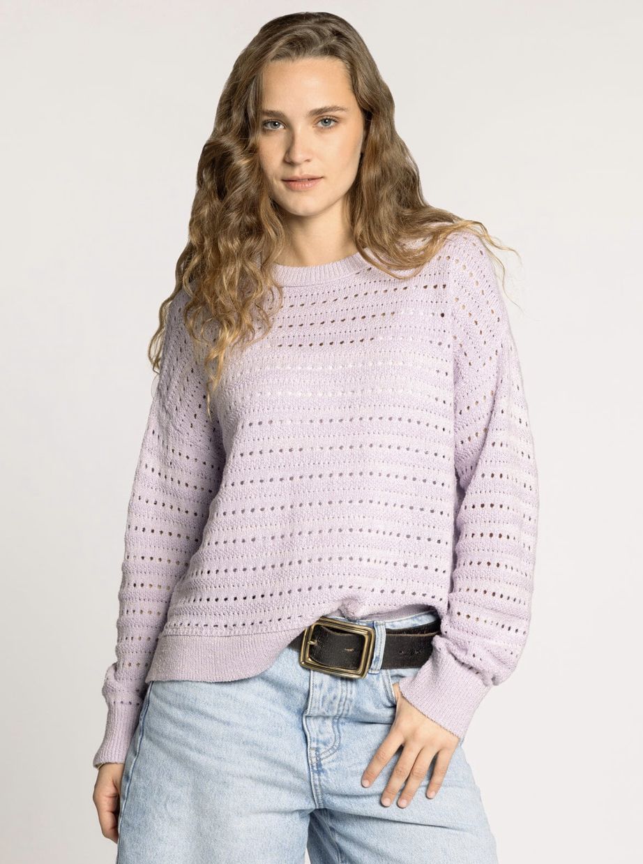 Robin Sweater, Color: Petal Lilac, Size: Small