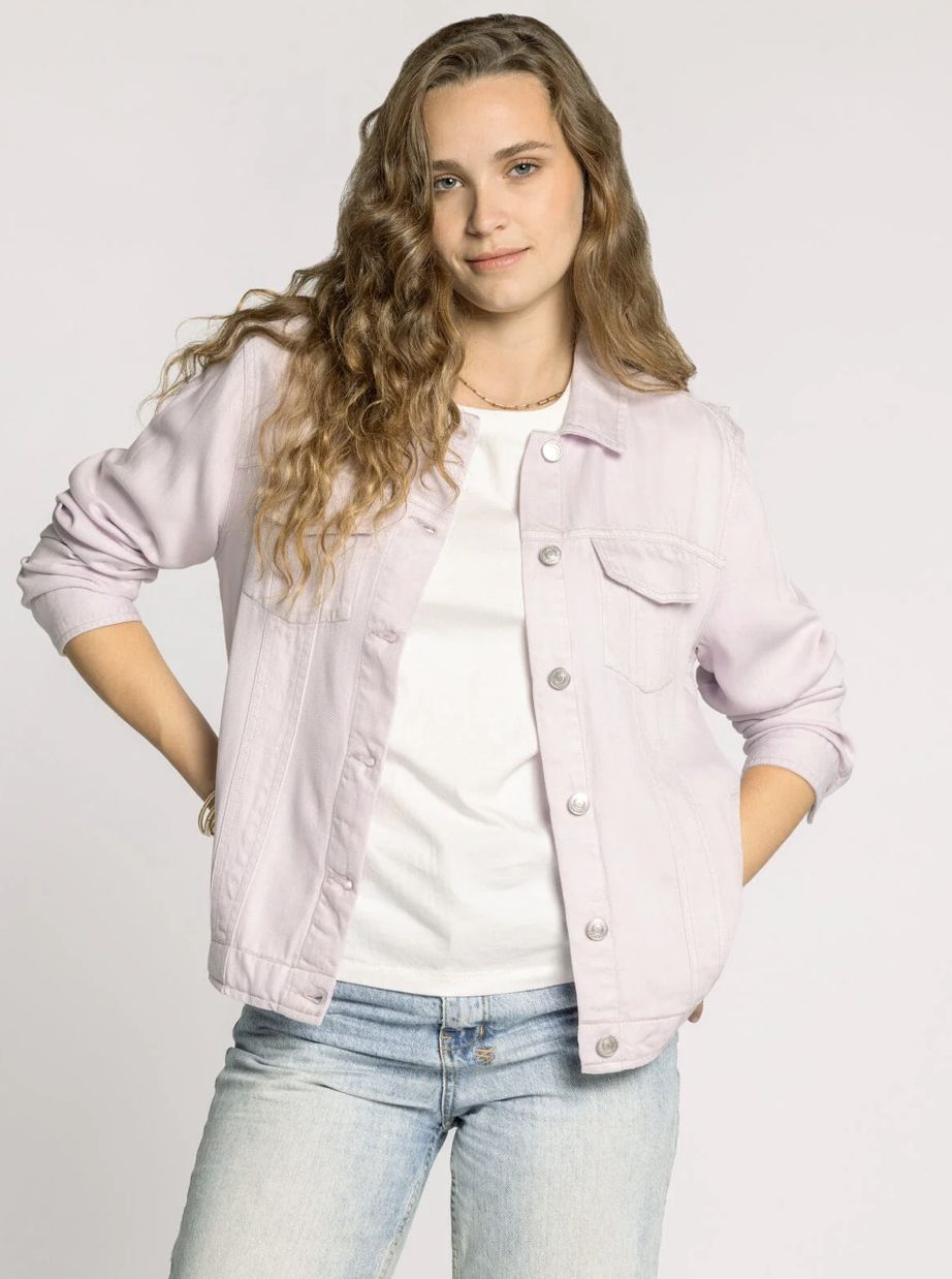 Jackie Jacket, Color: Lavender, Size: Small