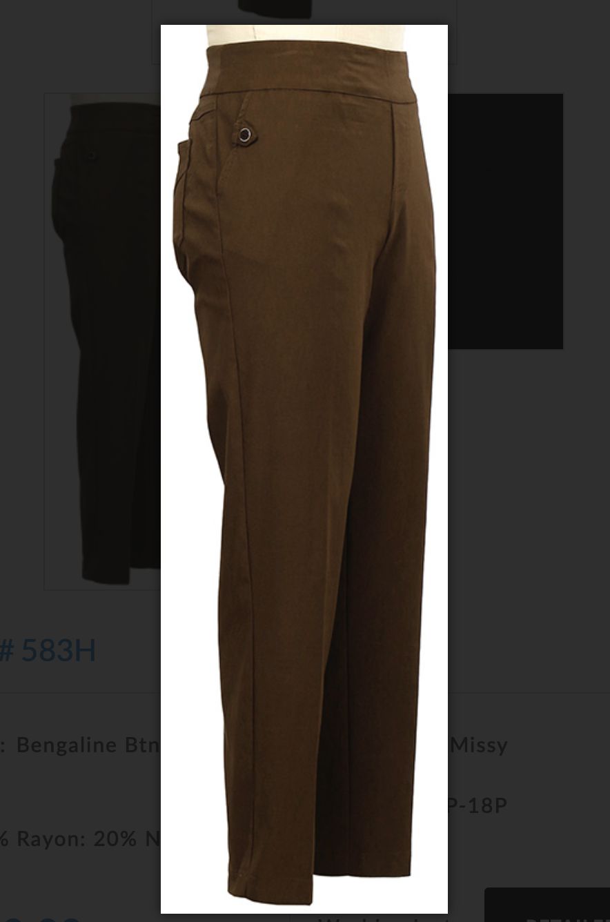 Genuine Sign Bengaline Button Pocket Pant