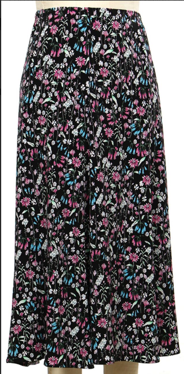 Buzz Worthy Printed Skirt with Pockets
