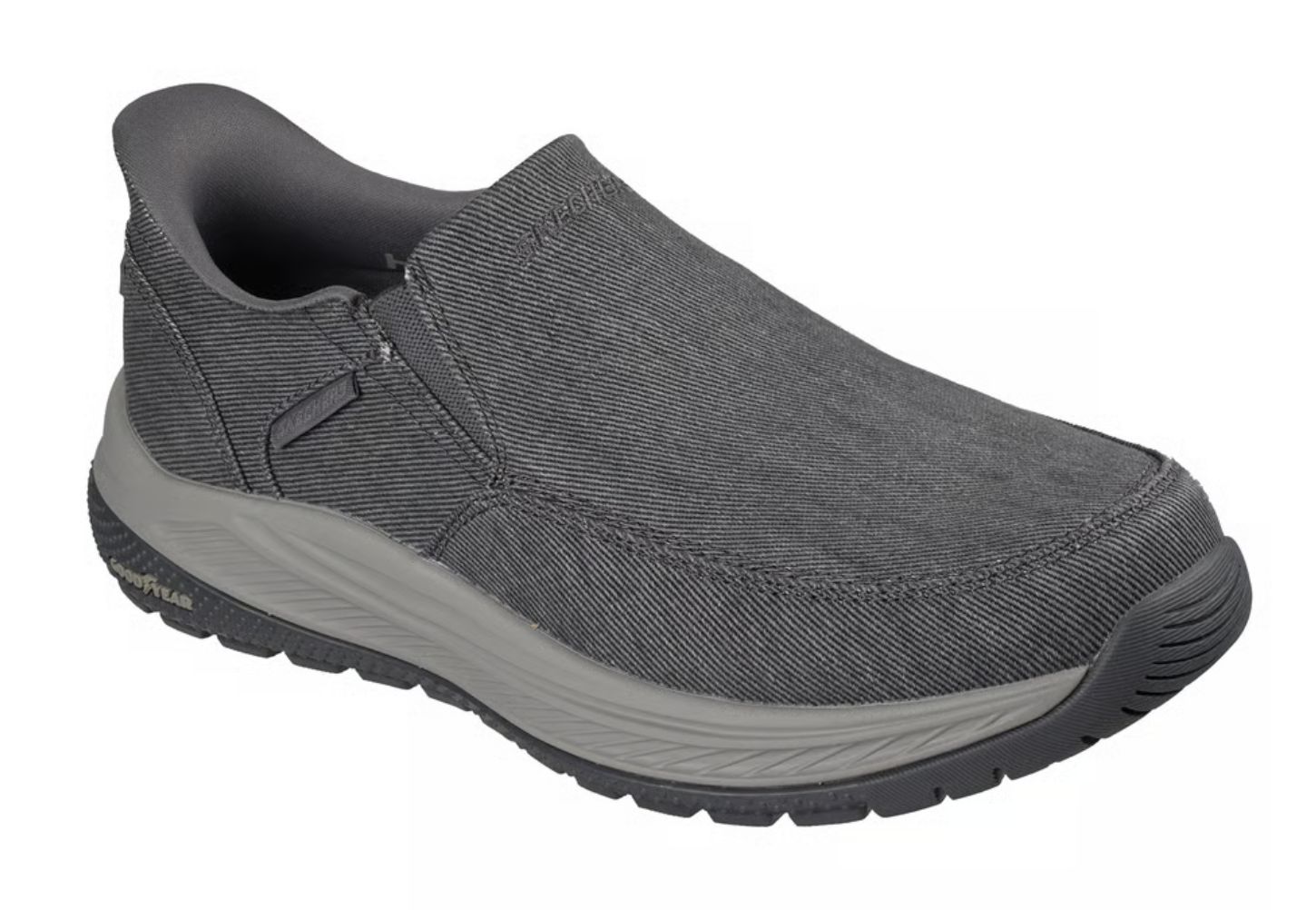 Skechers Slip-ins Relaxed Fit: Meroe - Dayton, Color: Charcoal, Size: 9.5