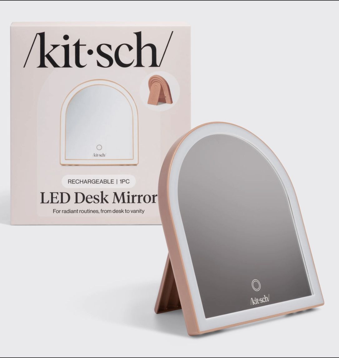 Arch Desk Mirror, Color: Terracota