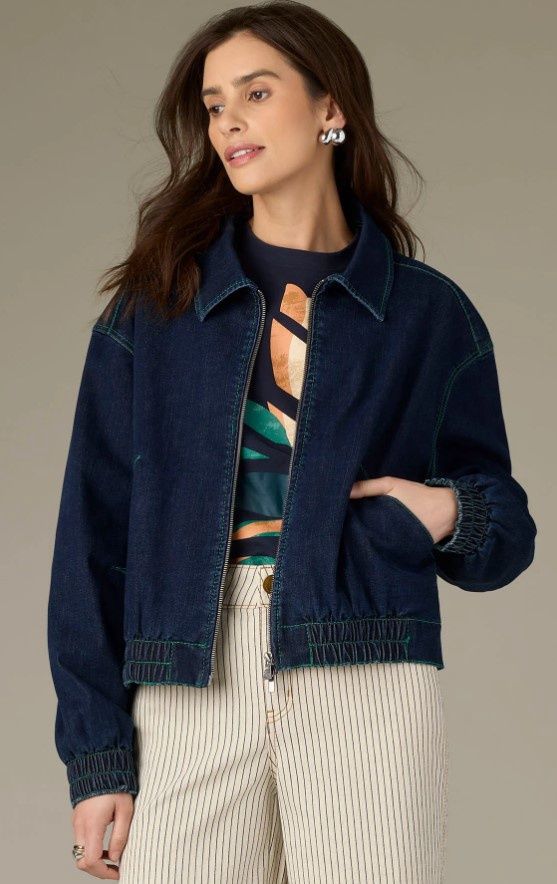 Drop Shoulder Bomber Jacket