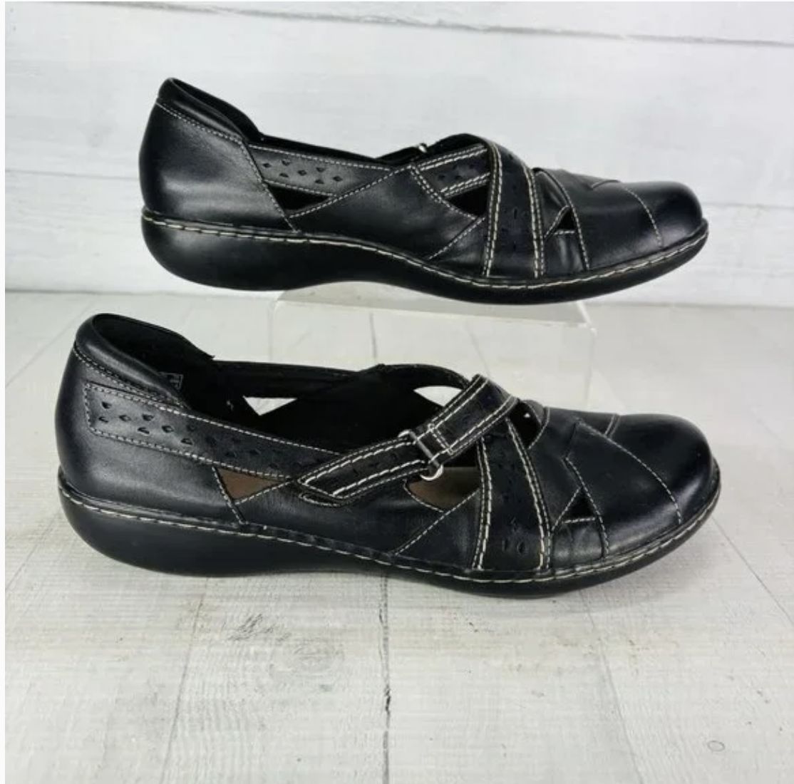 Ashland Spin Q, Color: Black Leather, Size: 10