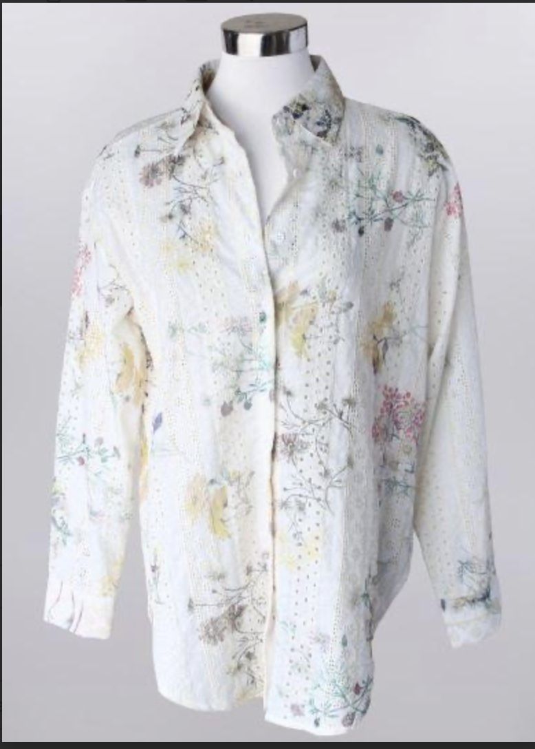 The Garden Party Blouse, Color: Sand, Size: Small