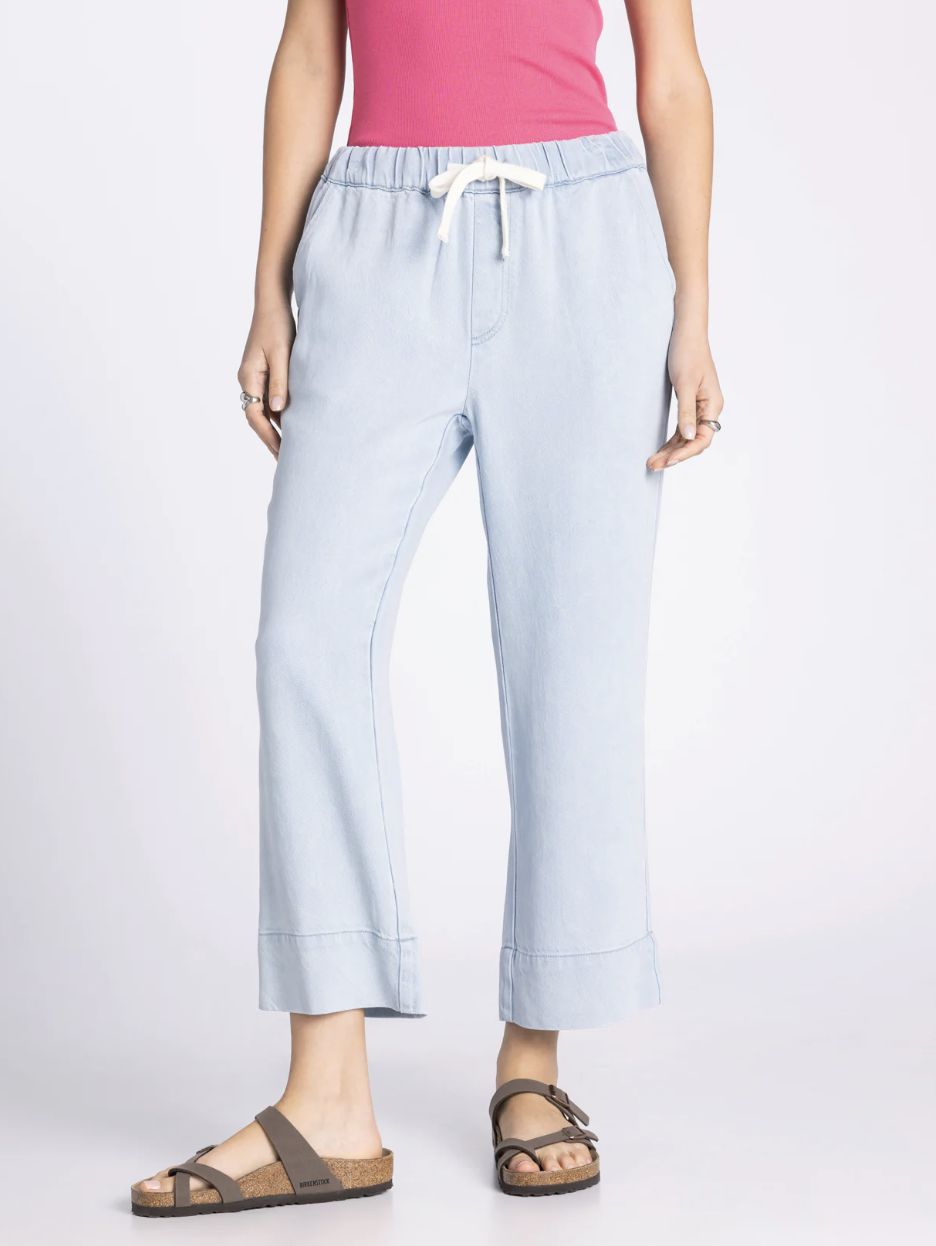 Astria Pants, Color: Ocean Fade Wash, Size: Small