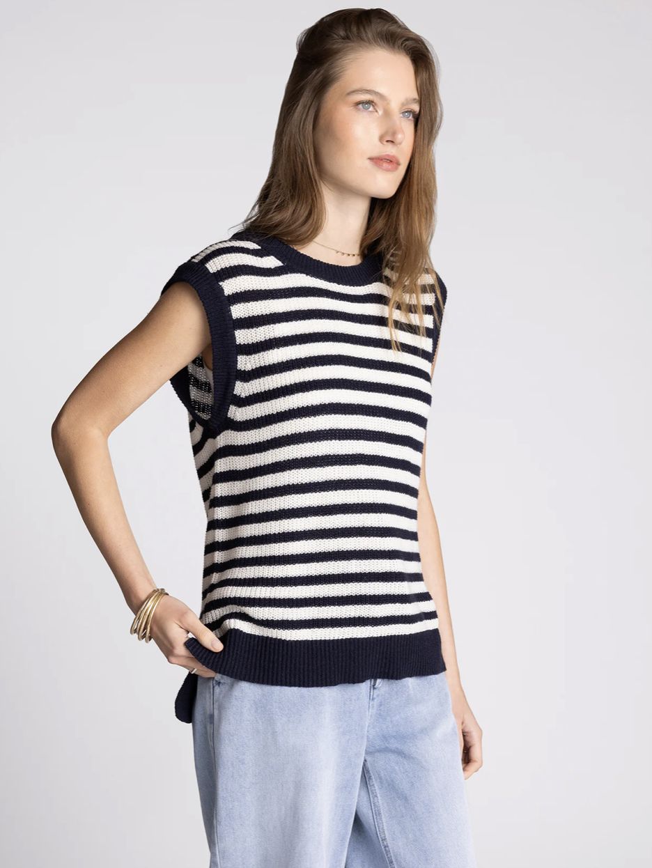 Orta Tank, Color: Navy, Size: Small