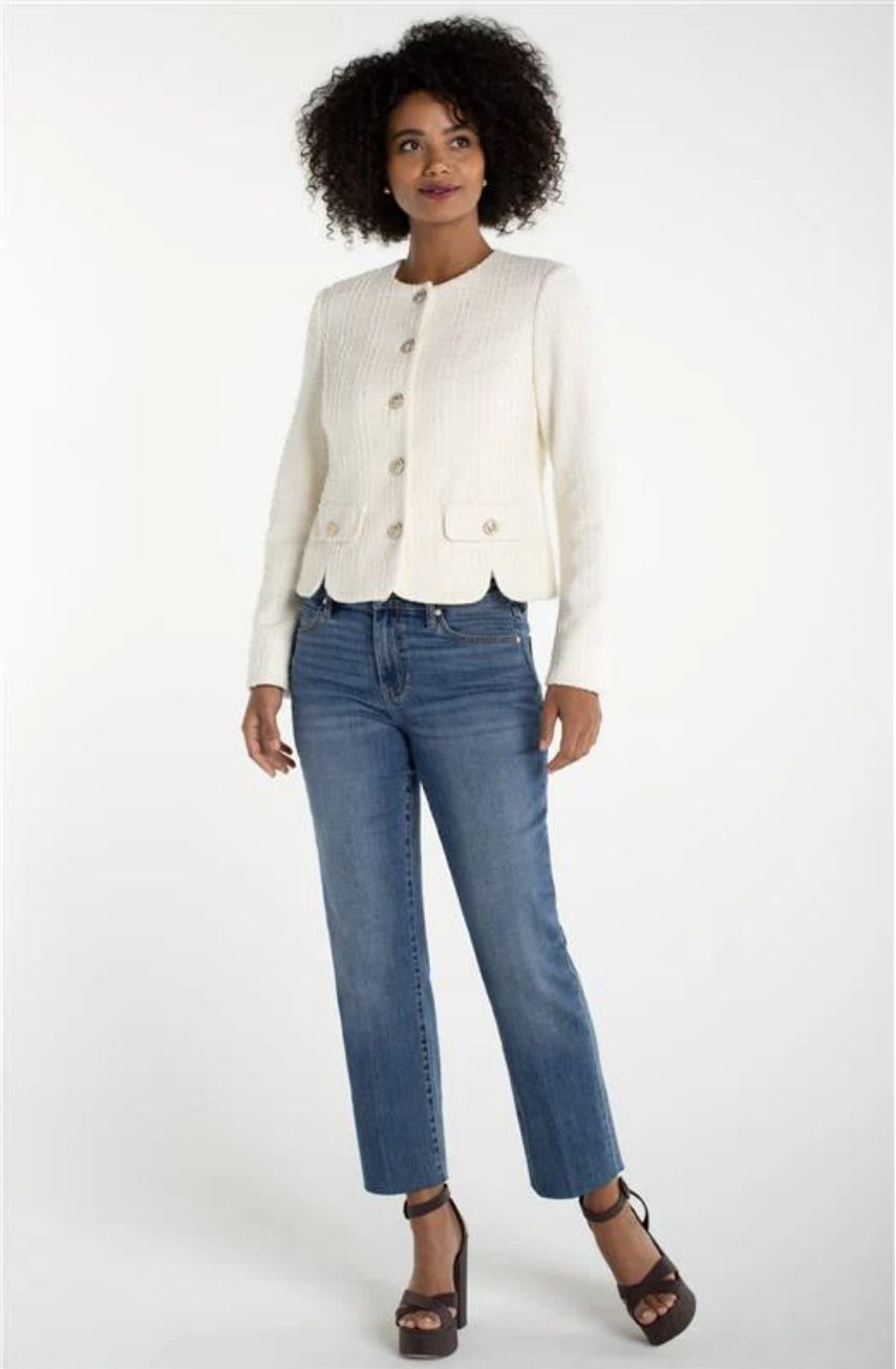 Kennedy Crop Straight With Blind Hem