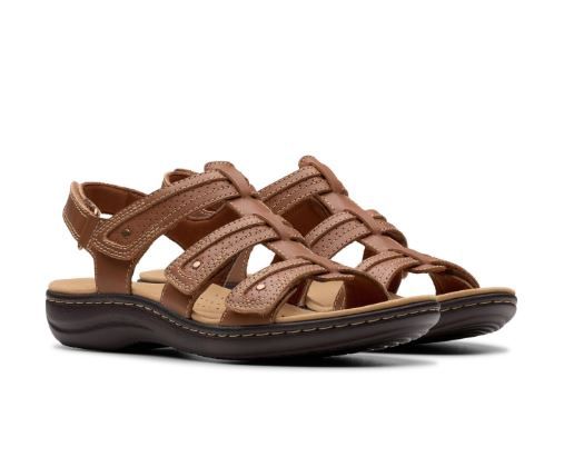Laurieann Ivy Sandals, Color: Tan Leather, Size: 7.5