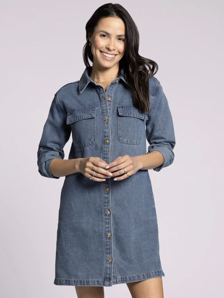Ivanna Dress, Color: Grace Wash, Size: Small