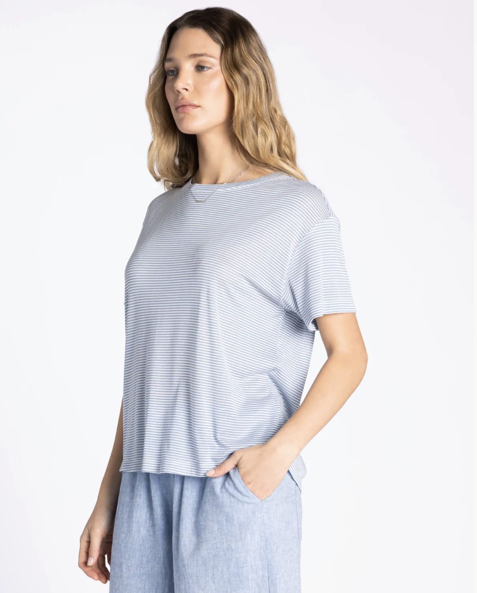 Opalite Tee, Color: Blue Ivory, Size: Small