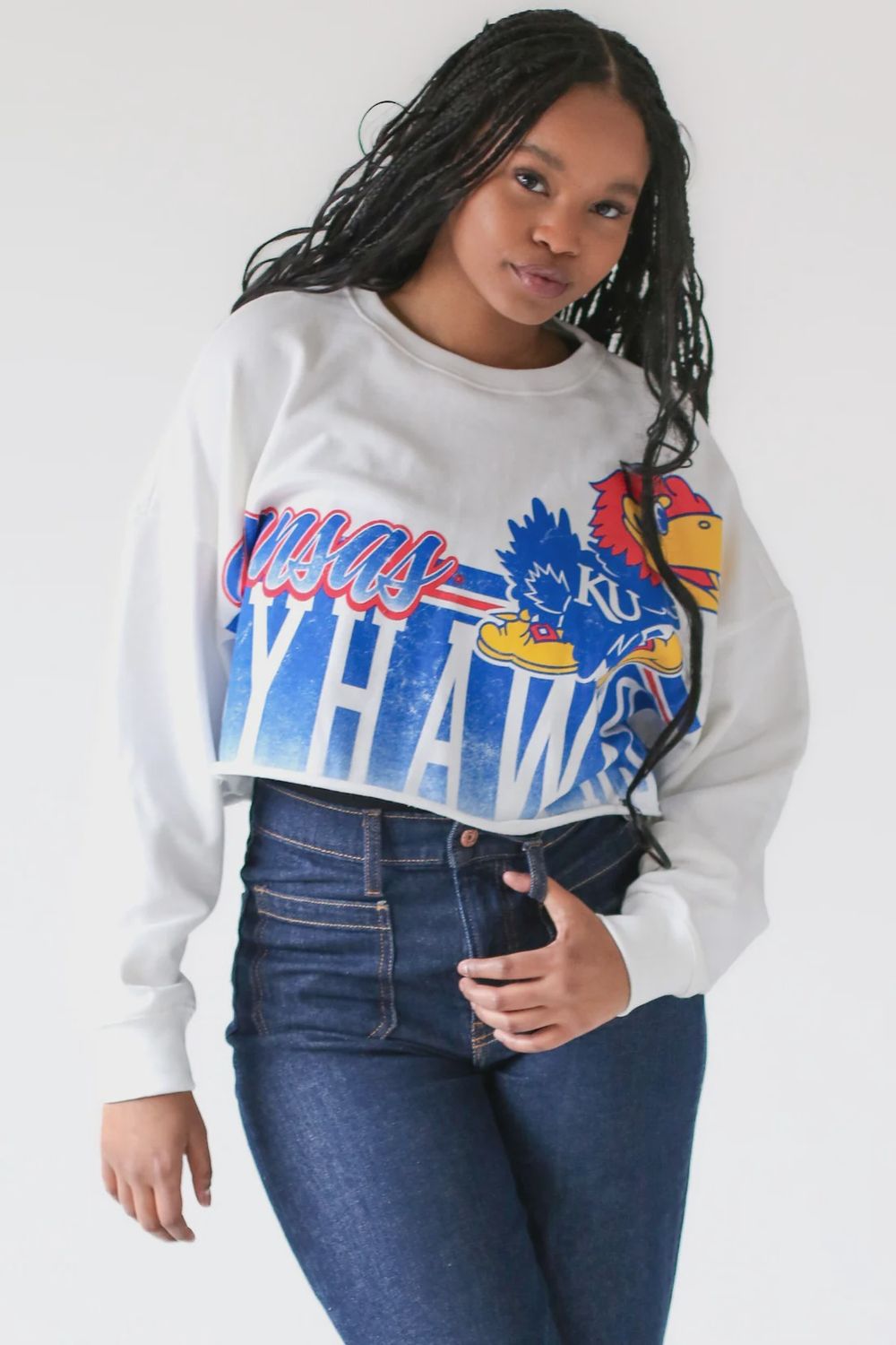 Kansas Conway Crop Sweater