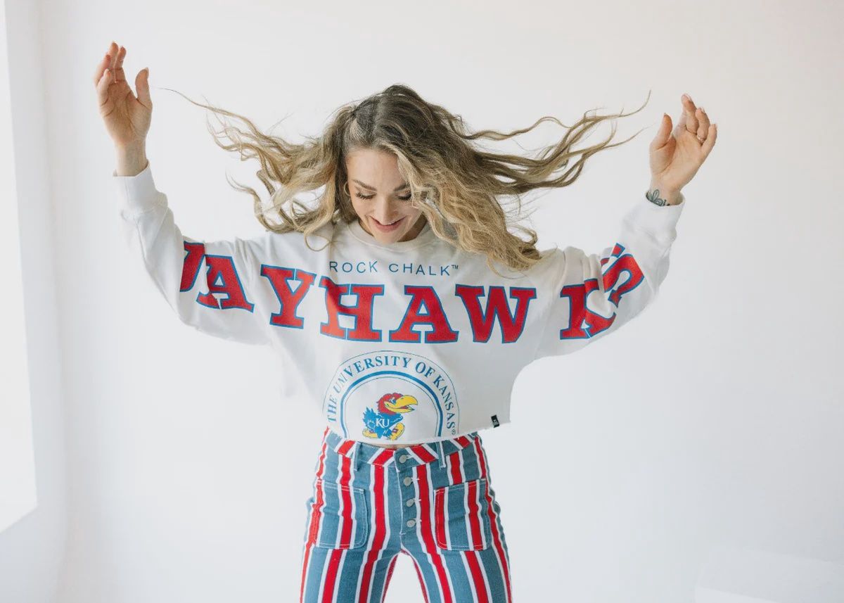 Kansas Split Sleeve Crop Sweater
