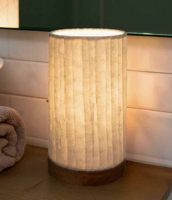 Mini Cylinder Handmade Paper Lamp Shade