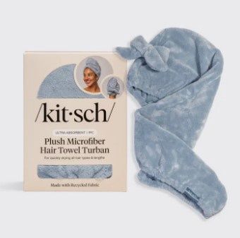 Plush Microfiber Hair Towel Turban