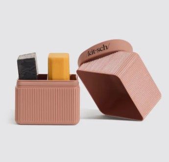 2-Compartment Travel Case, Color: Terracotta