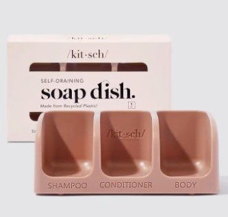 Self-Draining Soap Dish