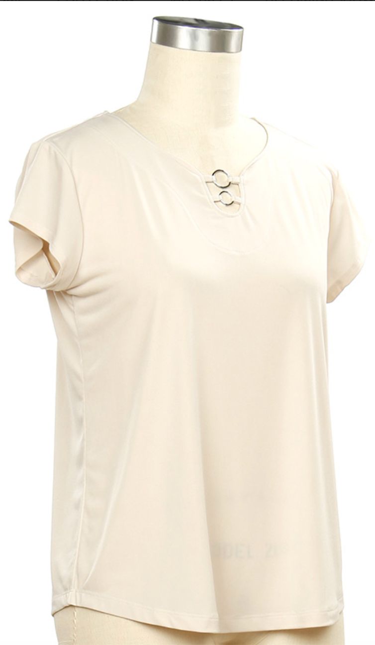 Morning Glory Cap Solid Top, Color: Oyster, Size: Small
