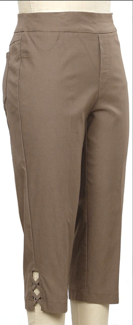 Bengaline Capri Hem Detail, Color: Cafè Latte, Size: 6